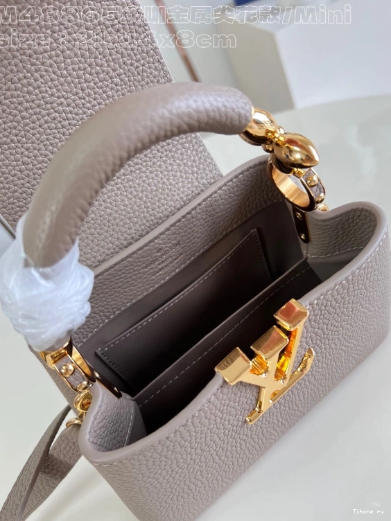 Cheap MINI-21*14*8CM VUITTON LOUIS CAPUCINES 0803